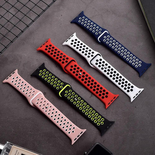 NIKE SPORT BAND SILICONE STRAPS FOR 42/44MM APPLE WATCH